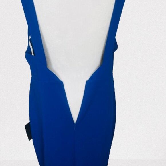 Lulus NEW Commotion-Worthy Bustier Backless Maxi Dress Size XL Royal Blue - Picture 9 of 13